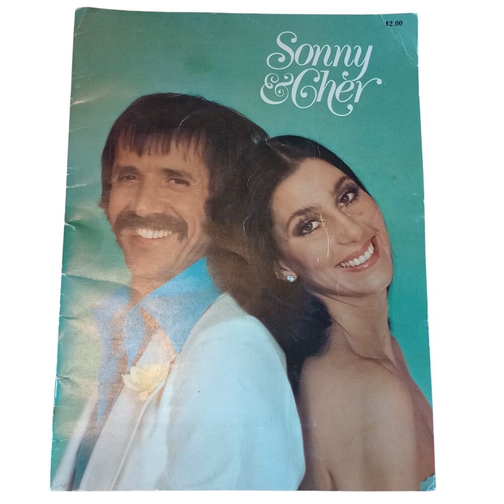 Sonny & Cher In Concert 1977 Program Tour Dozens Of Pictures